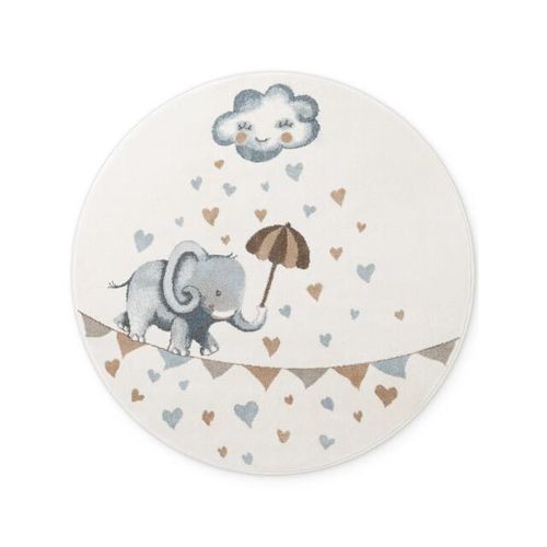 Villeroy & Boch Boho kids kinder vloerkleed olifant rond rainy multicolor-