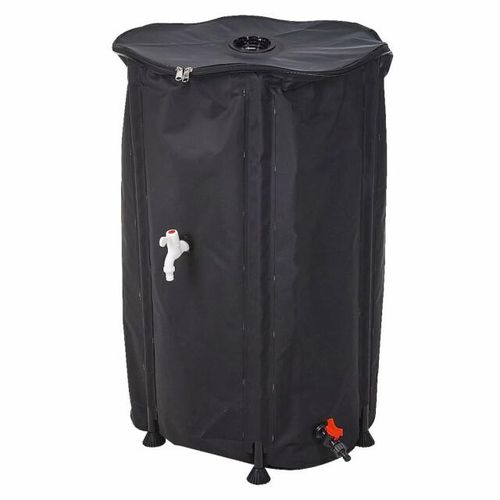 4goodz Regenton 500 liter – opvouwbaar – met aftapkraan