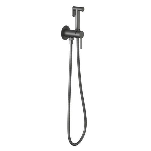Vtw Living bidetkraan bidetmengkraan gun metal grijs warm en koud water