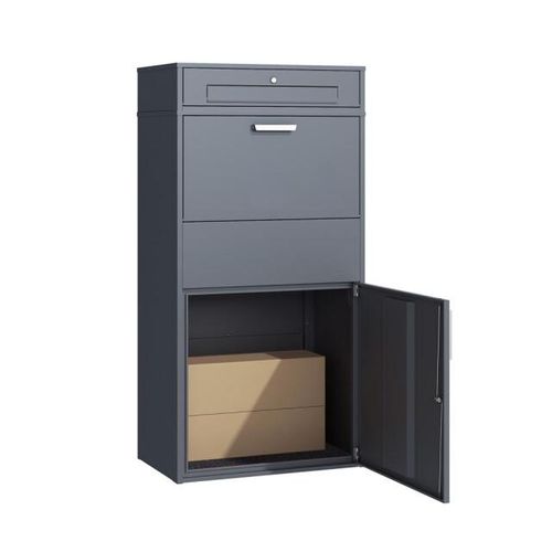 Westmann Pavo xxl pakketbrievenbus met los postvak 45x72x128 cm antraciet
