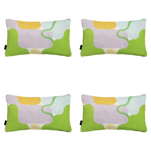 Madison sierkussen grafi lila ca. set van 4