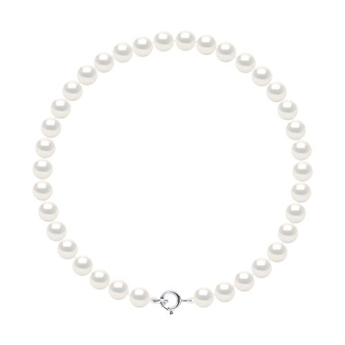 Armband Water Parels Sweet Ronde 5-6mm Wit Wit Goud 18 Karaat "HUWELIJK"