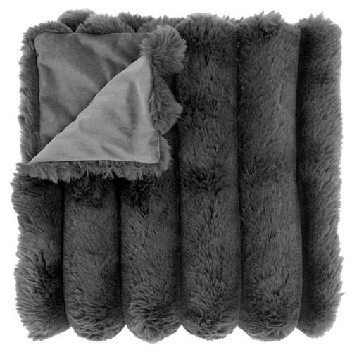 Unique Living plaid liebe 150x200cm dark grey