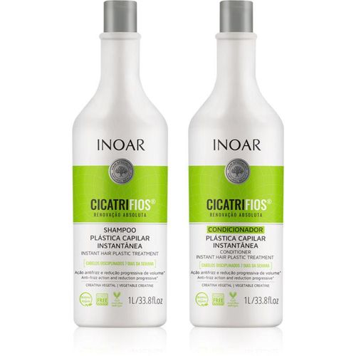 INOAR CicatriFios set voor Beschadigd en Broos Haar 2x1000 ml