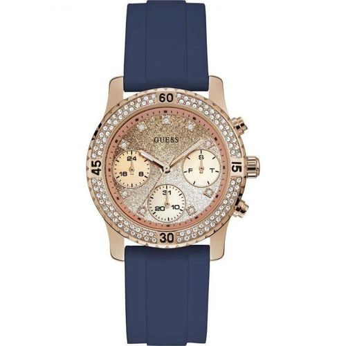 Guess W1098L6 Konfetti Konfetti Glitter Zifferblatt Damenuhr