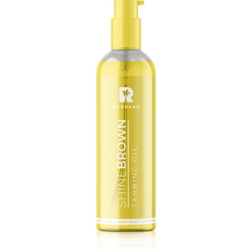 ByRokko Shine Brown Tanning Oil samenstelling voor versnelling en verlenging van bruining 145 ml