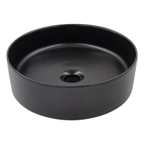 Vtw Living waskom rond mat keramiek opbouwwaskom 40 cm