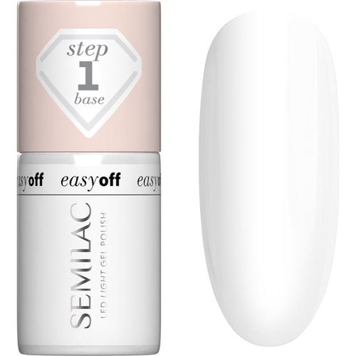 Semilac Easy Off Step 1 Base Nagellak voor Gel Nagels 7 ml