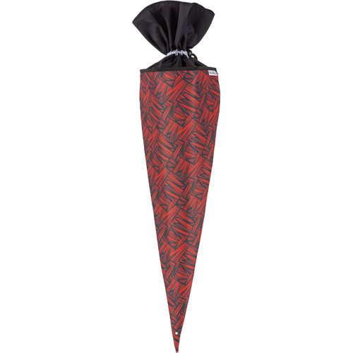 Schultüte MCNEILL "Schultüte, Zack", Kinder, Gr. B/H/L: 70cm, rot (zack), Polyester, Papierdekoration