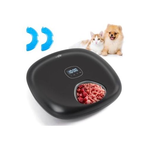 All for paws Futterautomat 6 Mahlzeiten schwarz