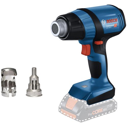 Akku-Heißluftgebläse BOSCH PROFESSIONAL "GHG 18V-50 C", blau (blau, schwarz), B:21,3cm H:9,1cm L:22,2cm, Heißluftgeräte, ohne Akku und Ladegerät