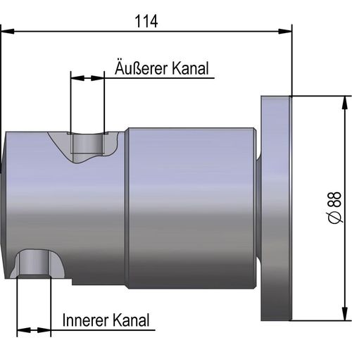 RÖHM Deublin-Einführung 2-FACH D88 KSS/LUF