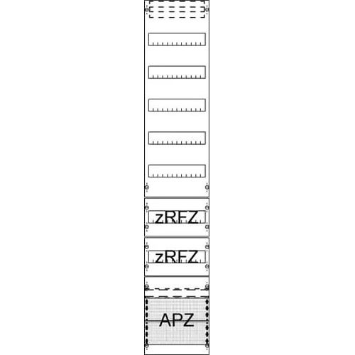 Verteilerfeld mit APZ, zRfZ2 9RE 1 Stück