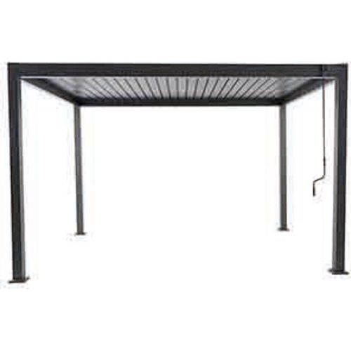 MWH Lino Aluminium Gartenpavillon, wetterbeständig, rostfrei und leicht aufzubauen