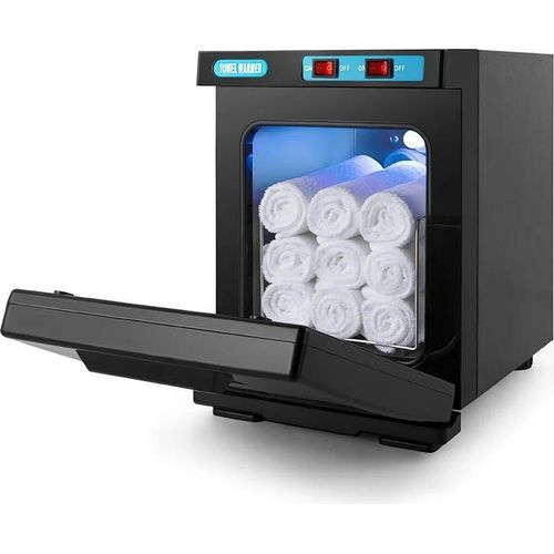 Handtuchwärmer - Handtuchwärmeschrank - 360° Heizung - 6–8 Handtücher - Bis 80°C - 220 V - 5 W - Schwarz