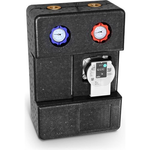 SUNEX® Heizkreisstation GPO DN20 WILO Pumpengruppe Heizkreisset Umwälzpumpe für Heizungsanlagen Kühlsysteme Fußbodenheizung