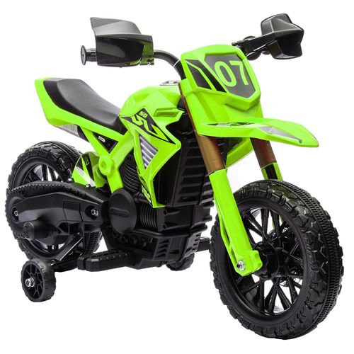 AIYAPLAY Kinder Elektro-Motorrad 12V Kindermotorrad, 3 km/h, für 3-8 Jahre