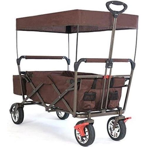 Kinderwagentransporter - Kinderwagentransporter Mit Schiebehebel - Braun