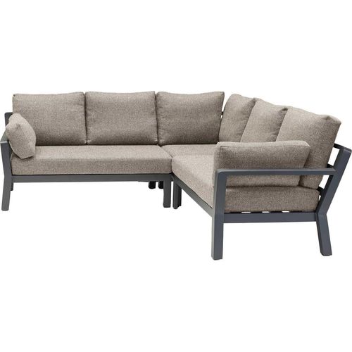 LC Garden Avena Speiseloungeset 3-tlg. Anthrazit/Braun