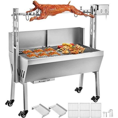 Elektrische Außen-Grill - Drahtlose Grillanlage - Grillen ohne Kohle - Grillen für 4 Personen