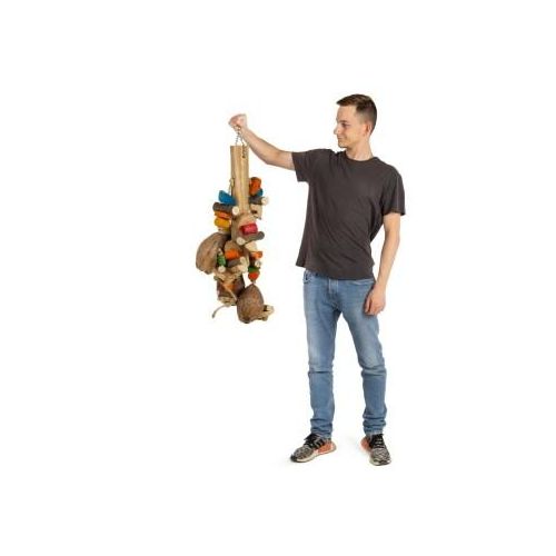 HappyBird Schredderspielzeug Gigant Coco Foraging