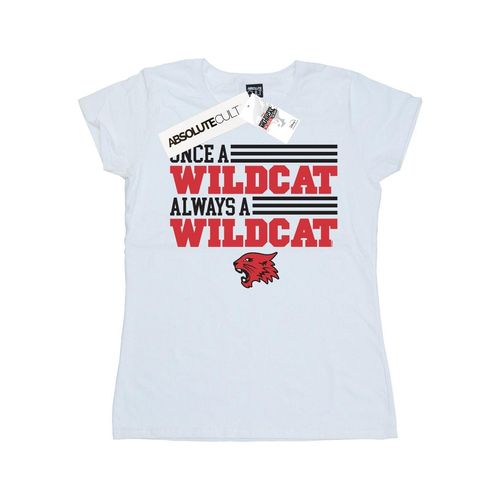 Disney - "High School Musical The Musical Once A Wildcat" T-Shirt für Damen (Weiß)