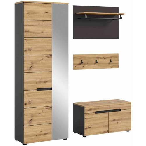 Furnilux Garderobe-opstelling eiken decor