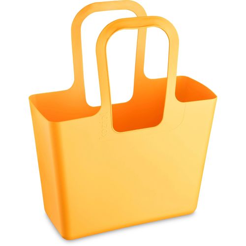 Einkaufsshopper KOZIOL "TASCHE XL", gelb (sunflower), B:44cm H:54cm T:21,5cm, Kunststoff, Einkaufskörbe, Einkaufsshopper, Kunststoff