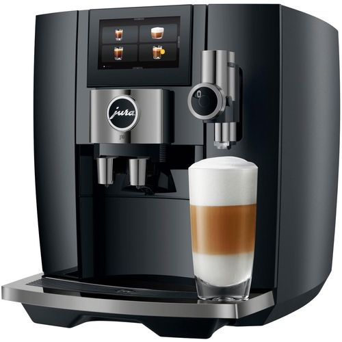 JURA Kaffeevollautomat "15562 J10 Piano Black (EA)", piano schwarz (ea), B:31,8cm H:34,8cm T:44,6cm, Kaffeevollautomaten, Kaffeevollautomat