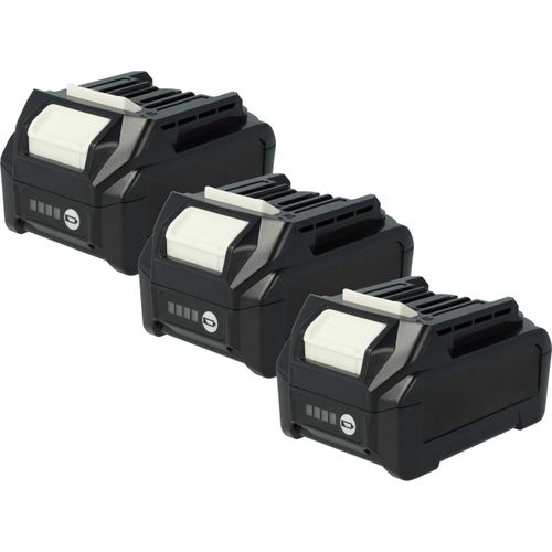 vhbw 3x Akku kompatibel mit Makita DEAML007G, DEBML005G, DEAML009G, DEBML009G, DEAML006G, DEBML006G, DEAML005G Werkzeug (2500 mAh, Li-Ion, 40 V)
