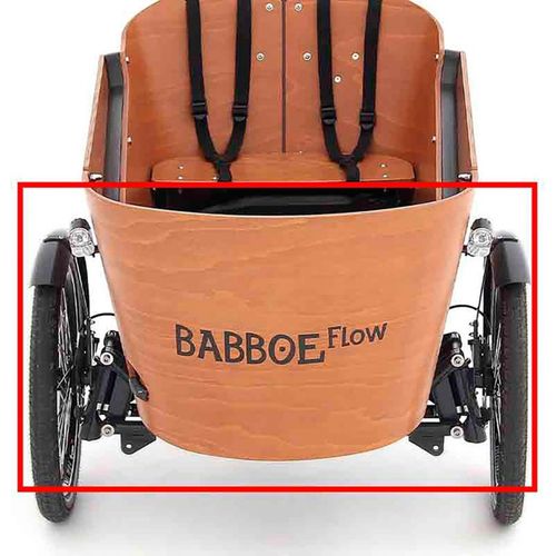 Babboe Paneel Vorderseite Flow, Holz