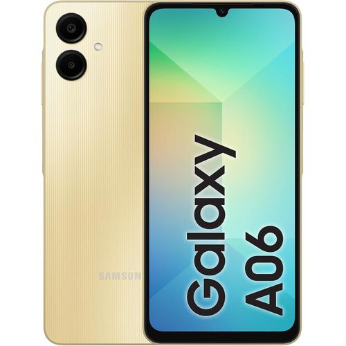 SAMSUNG Galaxy A06 4G LTE (4GB / 64GB), Globale Version, 17 cm (6,7 Zoll), Dual Sim,GOLD