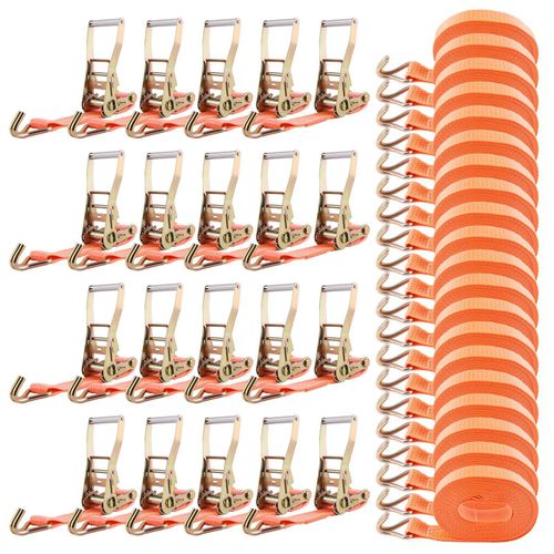20 x Spanngurte Set 5t=5000 kg 10 M Zurrgurte LKW Anhänger 5 to 10 Mete