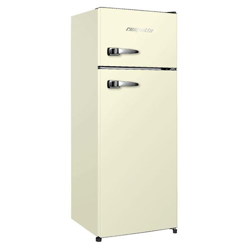 Kühlschrank freistehend 170 Liter 4* Gefrierfach Retro 144 cm creme Respekta