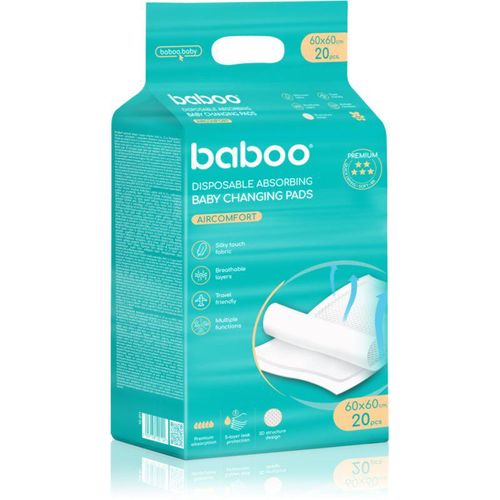 Baboo AirComfort Disposable Absorbing Changing Pads wegwerpverschoningsmatjes 60x60 cm 20 st