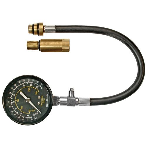 SWSTAHL Kompressionsdruckprüfer, 0 - 20 bar, 2-teilig 26074L Kompressionsdruckschreiber