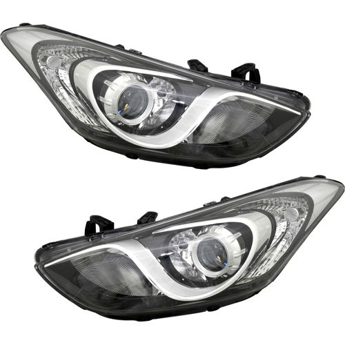 TYC Scheinwerfer Set für Hyundai i30 GD 2011-2015 LWR Motor H7 Kurvenlicht