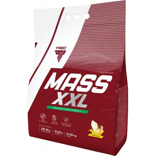 Trec Nutrition Mass XXL (4800g) Banana - Gewichtszunahme - Ohne Kreatin