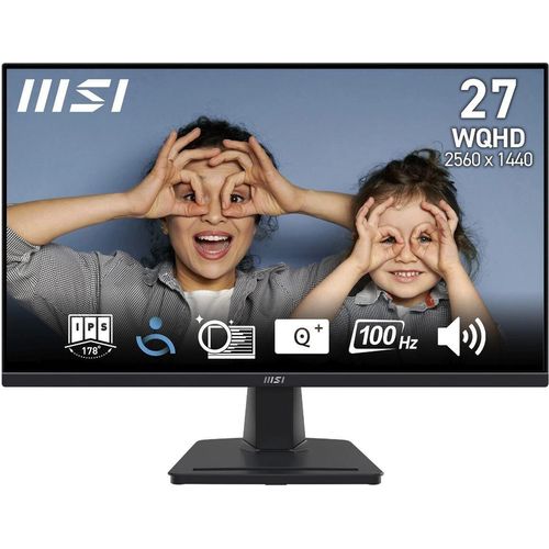 MSI PRO MP275QDE, LED-Monitor, (WQHD, IPS, Adaptive-Sync, HDR)