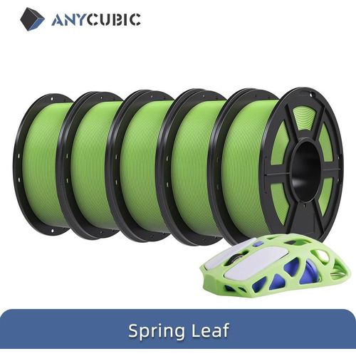 PLA Filament - 1,75 mm für FDM 3D-Drucker - Umweltfreundlich - 5 kg Pack - Spring Leaf