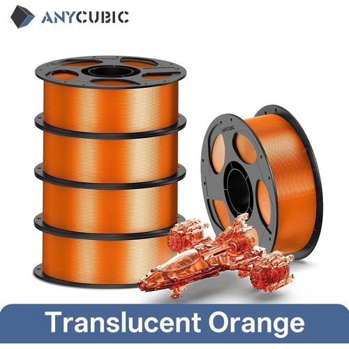 PETG Filament - 1,75 mm 3D-Drucker-Filament - 5 kg - Für FDM/FFF-Drucker - T-Orange