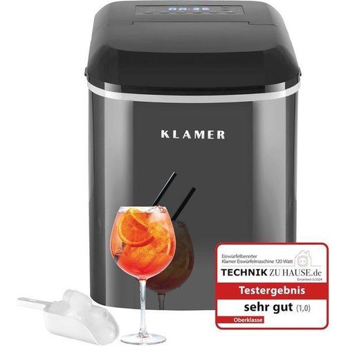 Eisblockmaschine für 10 Eisblocke in 7-9 Minuten, 15 kg pro Tag, 2 Eisblockmaße und 2,1 l Wasserbehälter