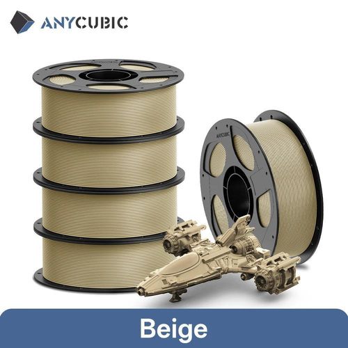 3D-Drucker-Filament - PETG 1,75 mm - 5 kg - Für FDM-3D-Drucker - Hohe Festigkeit - Beige