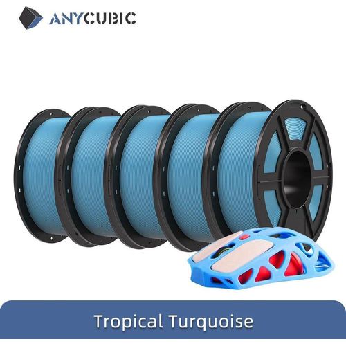 3D-Drucker Filament - PLA 1,75 mm - 5 kg - Für FDM/FFF - Umweltfreundlich - Türkis