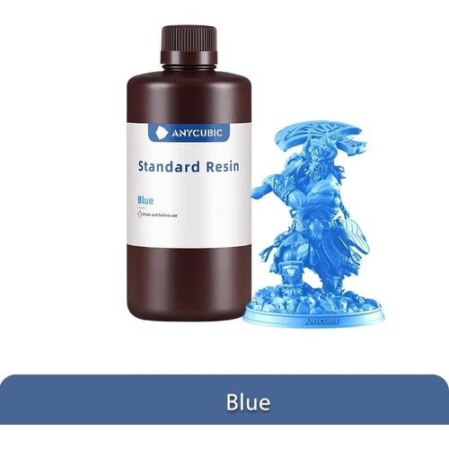 3D-Druckerharz - LCD 405 nm UV-Fotopolymer - Hohe Präzision - 5 kg - Für LCD/MSLA 3D-Drucker - Blau
