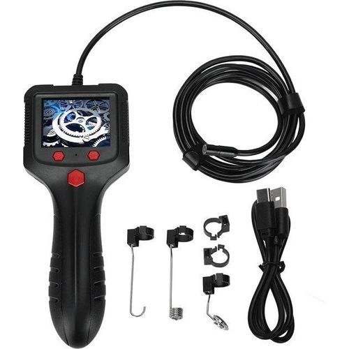 Borescope-Kamera 8 mm Durchmesser HD digitale - 6 LED-Lampen - Video-Inspektion für Rohrleitungen - Chemische Untersuchung.