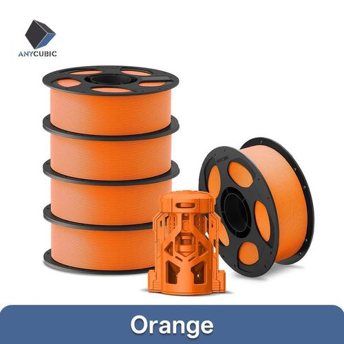 3D-Drucker Filament - PLA 1,75 mm - 5 kg - Hohe Präzision - Stabile Extrusion - Orange