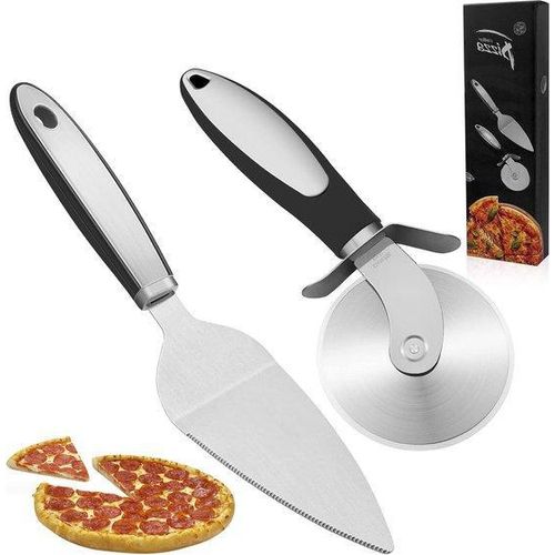 Handpizzaschere - Pizzaschere - Pizzaschere mit Schneidmesser - Pizzaschere mit Metallblatt