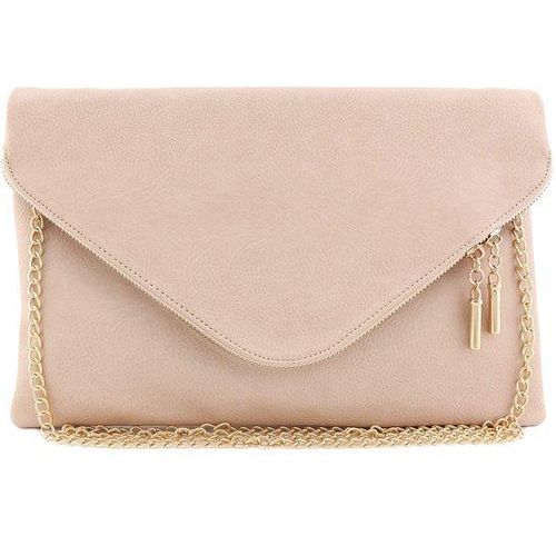 XL Oversize-Tasche Nude, Kettengliederung