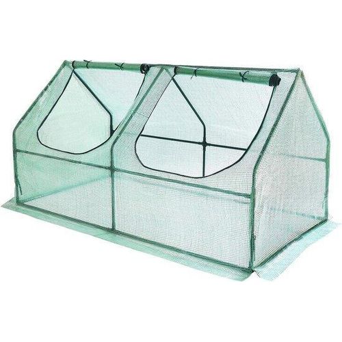 Kleiner Grünhaus aus PE-Plastik 180 x 90 x 90 cm - Massiv grün